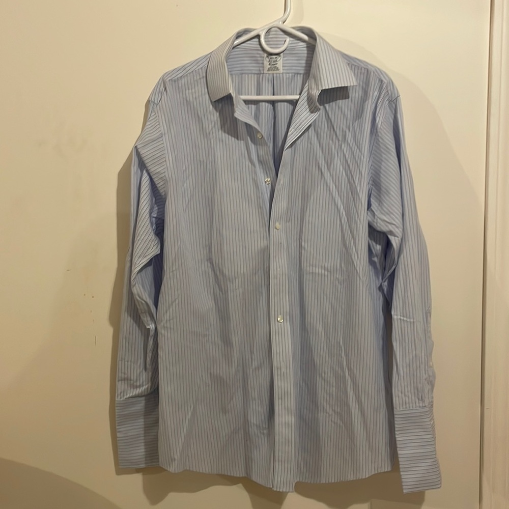 Brooks brother classic fit French cuff dress shirt